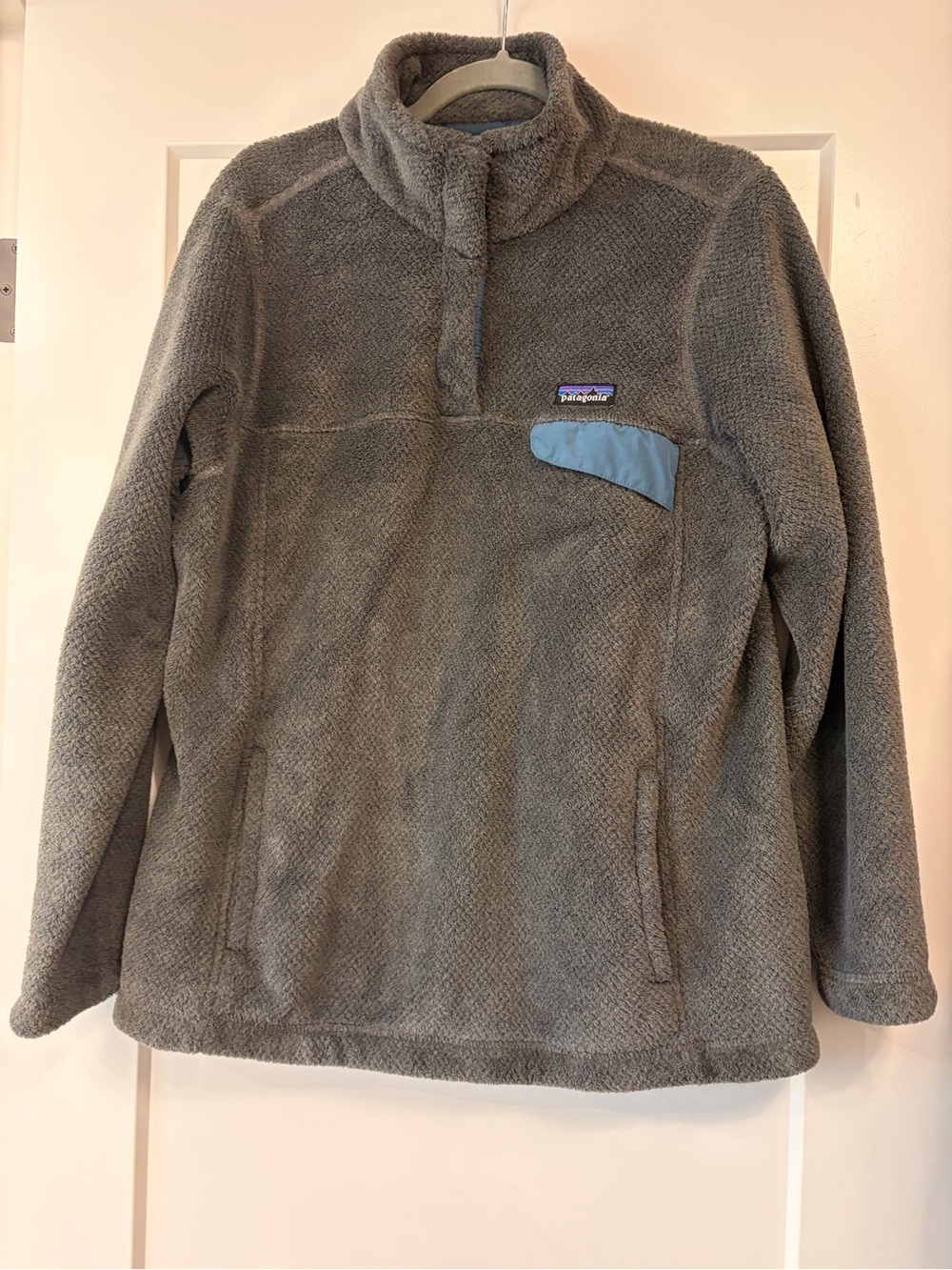Patagonia Tidal Blue Synchilla Snap-T Lightweight Fleece - XL EUC